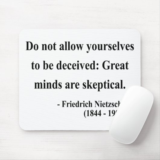 Nietzsche Zitat 9a Mousepad (Mit Mouse)