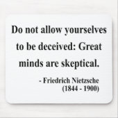 Nietzsche Zitat 9a Mousepad (Vorne)