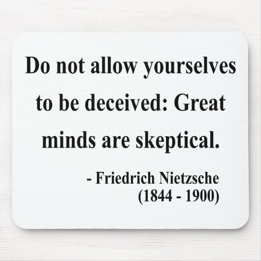 Nietzsche Zitat 9a Mousepad (Vorne)