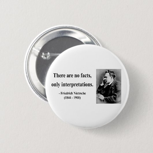 Nietzsche Zitat 9b Button (Vorne & Hinten)