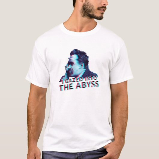 Nietzsche Zitat für einen Philosophiestudent T-Shirt (Vorderseite)