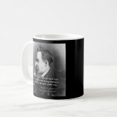 Nietzsche Zitat Kaffeetasse (Vorderseite Links)