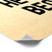 Nietzsche Zitat Wer gegen Monster kämpft Poster (Ecke)