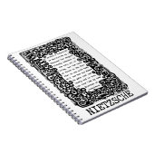 Nietzsche zitiert den Minotaur des Gewissens Notizblock (Rechte Seite)