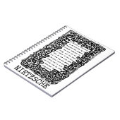 Nietzsche zitiert den Minotaur des Gewissens Notizblock (Linke Seite)