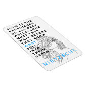 Nietzsche zitiert die Deep Soul Philosophie Magnet (Rechte Seite)