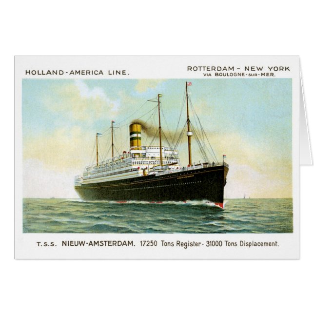 Nieuw Amsterdam von 1906 (Vorderseite (Horizontal))