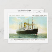 Nieuw Amsterdam von 1906 Postkarte (Vorne/Hinten)