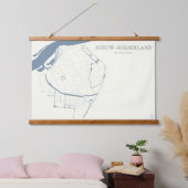 nieuw-beijerland wandteppich mit holzrahmen (Schlafzimmer)