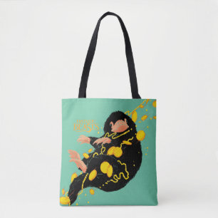 Niffler Floating With Gold Tasche
