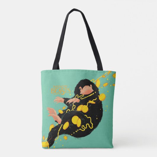 Niffler Floating With Gold Tasche (Rückseite)