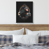 NIFFLER™s Jugendportrait Leinwanddruck (Insitu (Schlafzimmer))