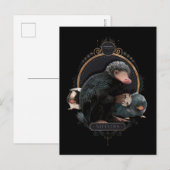 NIFFLER™s Jugendportrait Postkarte (Vorne/Hinten)