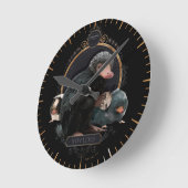 NIFFLER™s Jugendportrait Runde Wanduhr (Winkel)