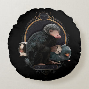 NIFFLER™s Jugendportrait Rundes Kissen