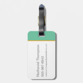 Niffler schwimmend mit Gold Gepäckanhänger (Rückseite vertikal)