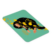 Niffler schwimmend mit Gold Magnet (Rechte Seite)