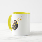 Niffler schwimmend mit Gold Tasse (Vorderseite Links)