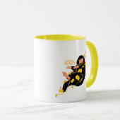 Niffler schwimmend mit Gold Tasse (VorderseiteRechts)