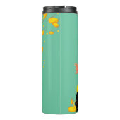 Niffler schwimmend mit Gold Thermosbecher (Rückseite)