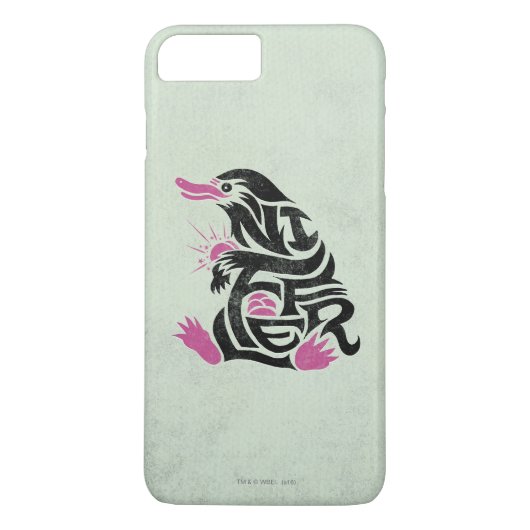 NIFFLER™ Typografie Grafik Case-Mate iPhone Hülle (Rückseite)