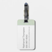 NIFFLER™ Typografie Grafik Gepäckanhänger (Rückseite vertikal)