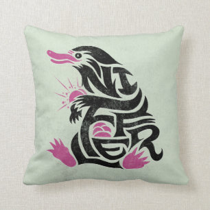 NIFFLER™ Typografie Grafik Kissen