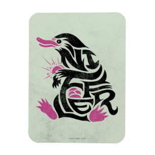 NIFFLER™ Typografie Grafik Magnet