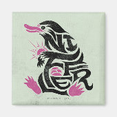 NIFFLER™ Typografie Grafik Magnet (Vorne)