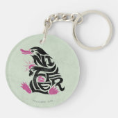 NIFFLER™ Typografie Grafik Schlüsselanhänger (Rückseite)