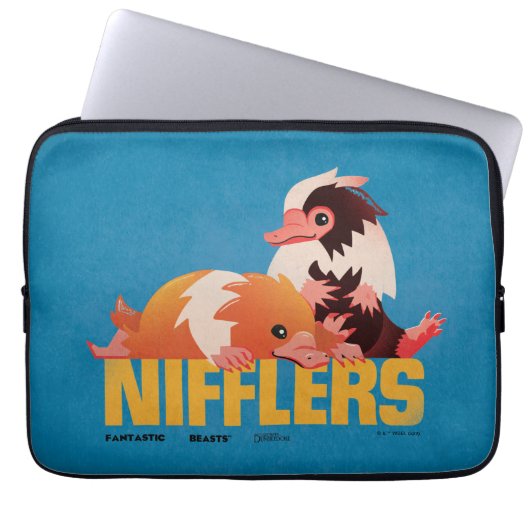 Nifflers Vintag Graphic Laptopschutzhülle (Vorderseite)