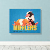 Nifflers Vintag Graphic Leinwanddruck (Insitu (Holzboden))