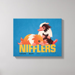 Nifflers Vintag Graphic Leinwanddruck