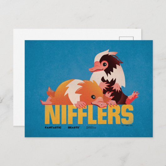 Nifflers Vintag Graphic Postkarte (Vorne/Hinten)