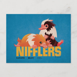 Nifflers Vintage Grafik Postkarte