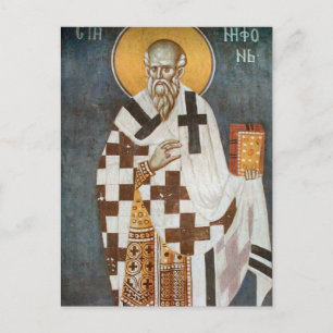 Nifont von Novgorod Orthodox Christliche Icon Postkarte