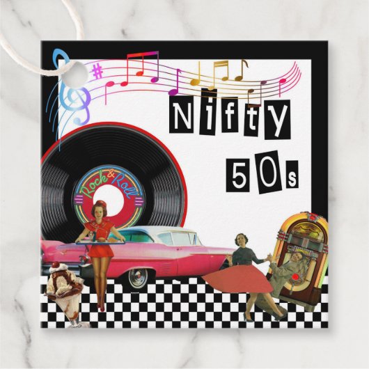 Nifty 50er geschenkanhänger (Vorderseite)