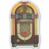 Nifty 50er Jukebox Aufkleber (Vorderseite)