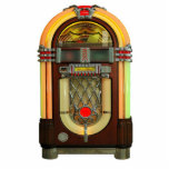 Nifty 50er Jukebox Ornament Fotoskulptur Ornament<br><div class="desc">Akryllische Fotoskulpturenverzierung mit dem Bild einer Jukebox im 50er-Stil. Siehe dazu passender Acryl-Fotoskulptur-Schlüsselanhänger,  Magnet und Skulptur. Sehen Sie sich die gesamte Sammlung von Nifty 50er Ornament in den SONDERTOUCHS an. | Abschnitt Gastgeschenke.</div>