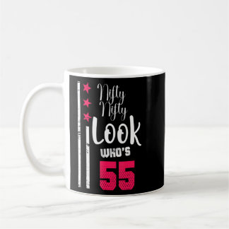 Nifty Look, der 55 Jahre alte Geburtstagskolade is Kaffeetasse