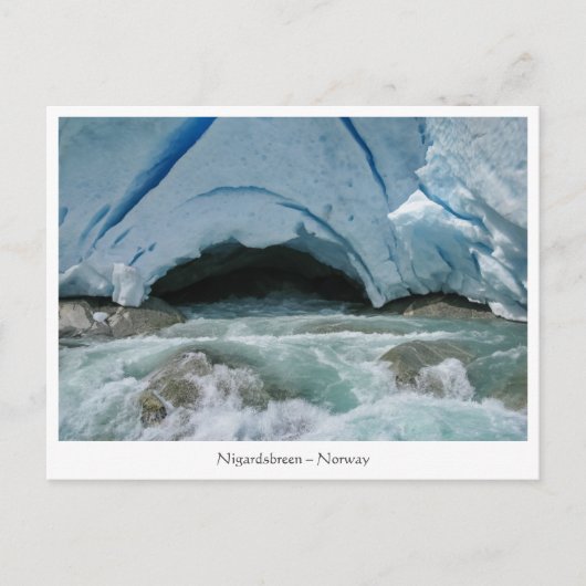 Nigardsbreen Norwegen Postkarte (Vorderseite)