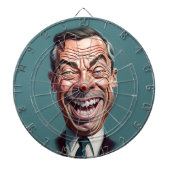 Nigel Farage Dartboard Dartscheibe (vorne)