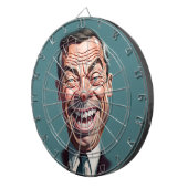 Nigel Farage Dartboard Dartscheibe (Vorderseite rechts)