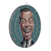Nigel Farage Dartboard Dartscheibe (Vorderseite Links)