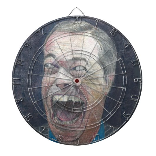 Nigel Farage Dartboard Dartscheibe (vorne)