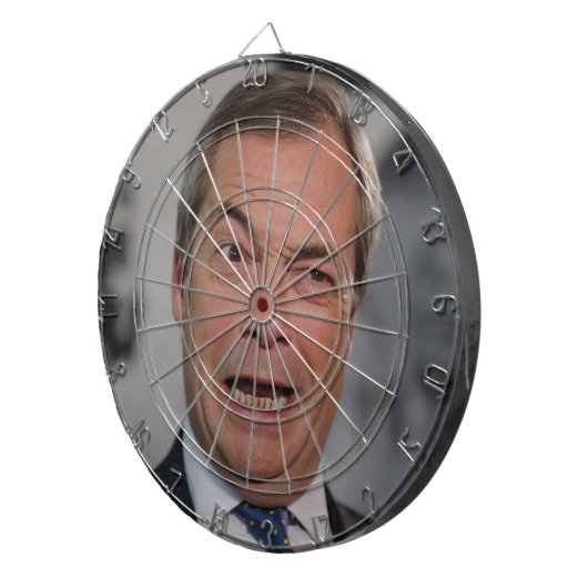 Nigel Farage Dartscheibe (Vorderseite rechts)