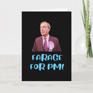 Nigel Farage For PM - Brexit Karte