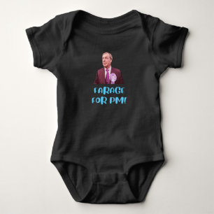 Nigel Farage für PM - Brexit Baby Strampler