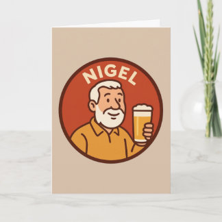 Nigel Greetings Card Karte