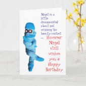 Nigel war enttäuscht ... karte (Gelbe Blume)